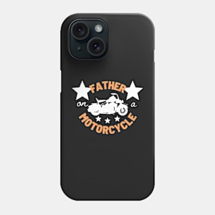 Father on a Motorcycle Phone Case