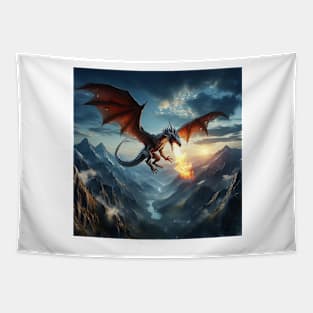 Searing Inferno: The Fiery Breath of the Srirym Dragon Tapestry