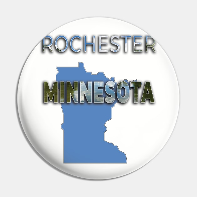 Rochester Mn Pin by TeeText