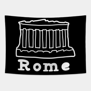 Rome Italy summer travel vintage Tapestry