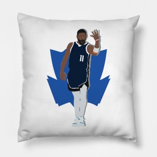 Kyrie Irving Left-handed Skyhook Dallas Mavericks Collage Pillow