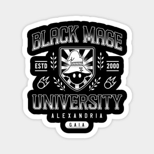 Black Mage University Crest Magnet