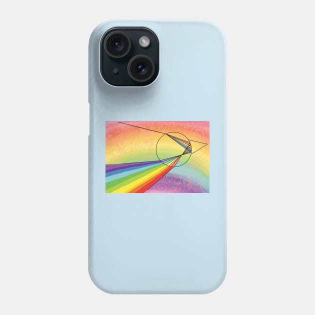 How A Rainbow Is Made In A Raindrop Phone Case by mernstw