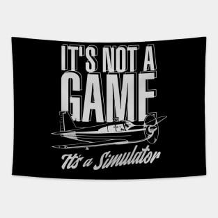 It's Not A Game, It's A Simulator Tapestry