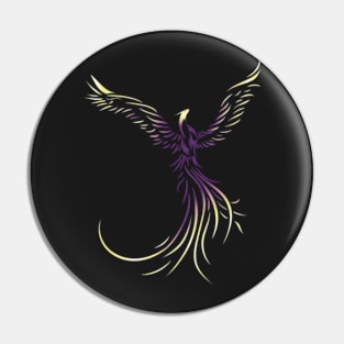 Abstract Phoenix Drawing Pin