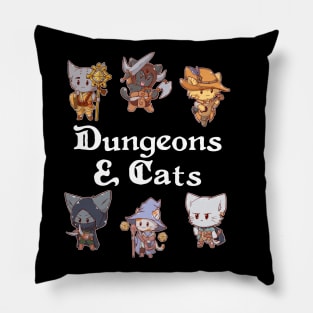 Dungeons & Cats Pillow