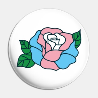 Transgender flower Pin