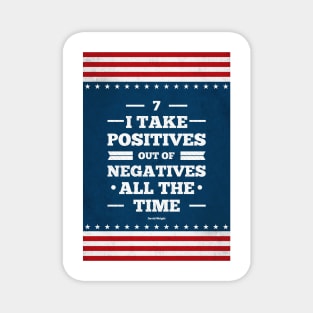 Take Positive David Wright Quotes Magnet