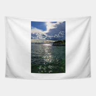 Lake Constance Upcoming Thunder Storm Tapestry