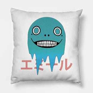 Emil Head Nier (Blue) Pillow