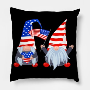 4th of july gnomes Pillow