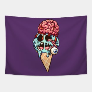 Zombie ice cream Tapestry