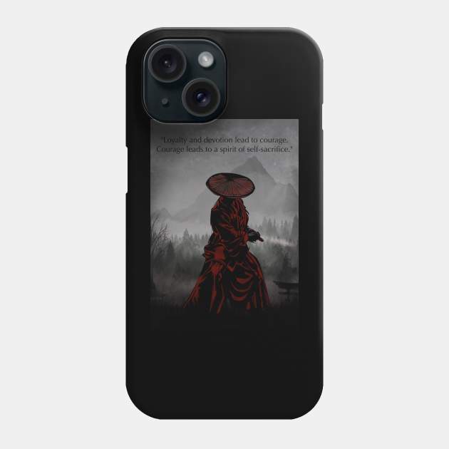 Samurai x bushido Phone Case by Kalpataru