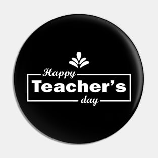 Teachers National Day Pin