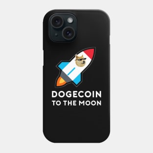 Dogecoin To The Moon Phone Case