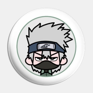 Kakashi Hatake Naruto Chibi Anime Art Pin