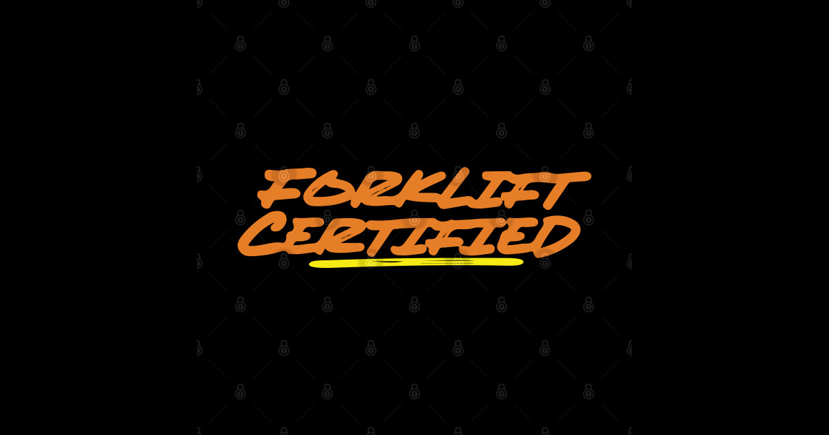 Forklift Certified Meme Forklift Driver Sticker TeePublic