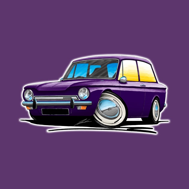 Hillman Imp Purple by y30man5