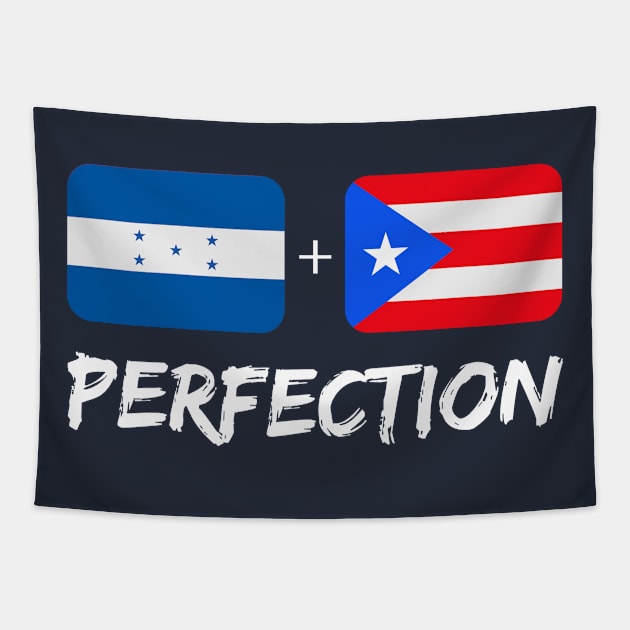 Puerto Rican Plus Honduran Perfection Heritage Tapestry by Just Rep It!!