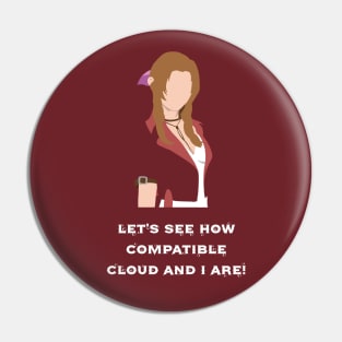 Cute Aerith Gainsborough Quote Pin