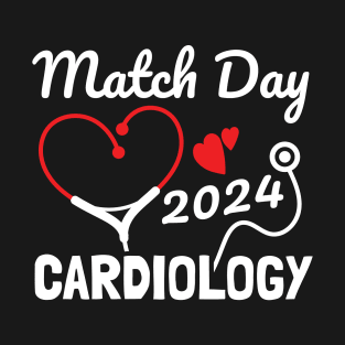 Match Day 2024 Cardiology Resident Residency Men Women T-Shirt