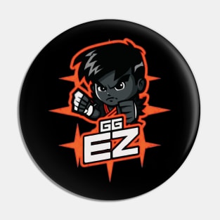 GG EZ Meme Gamer Pin