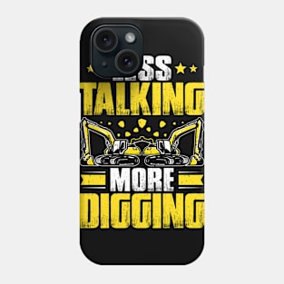 Heavy Equipment Operator Excavator Driver Operator Phone Case