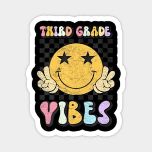 Third Grade Vibes 3Rd Grade Back To School Teacher Student Magnet