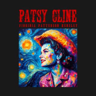 Patsy Cline in starry night T-Shirt