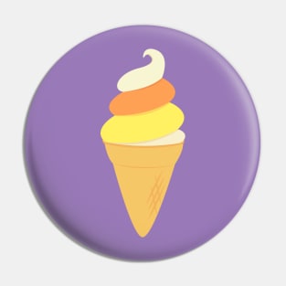 Candy Corn Ice Cream Pin