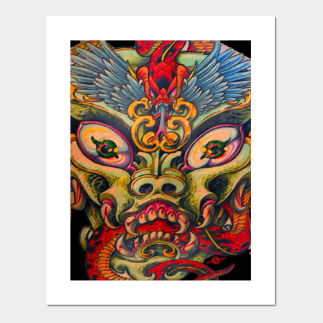 Dragon Tattoo Painting Dragon Posters And Art Prints