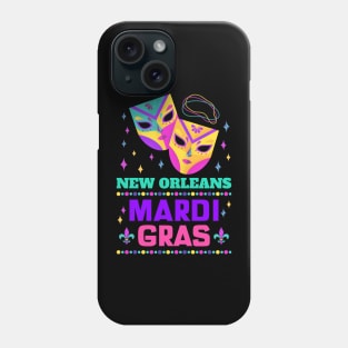 New Orleans Carnival Beads And Blings Party 2022 Mardi Gras Phone Case