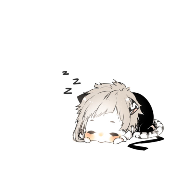 Cute Anime Boy Sleeping