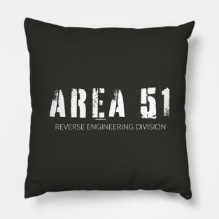 Area 51 Reverse Engineering Division Pillow