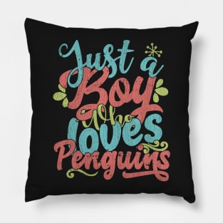 Just A Boy Who Loves Penguins Gift product Pillow