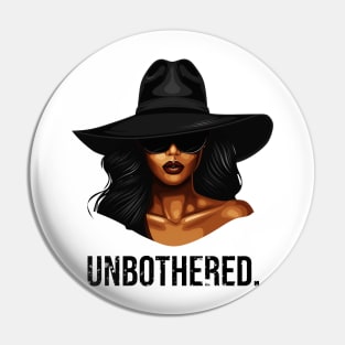 Unbothered Black Queen Pin