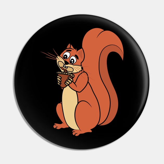 Squirrel Pin by Tesszero