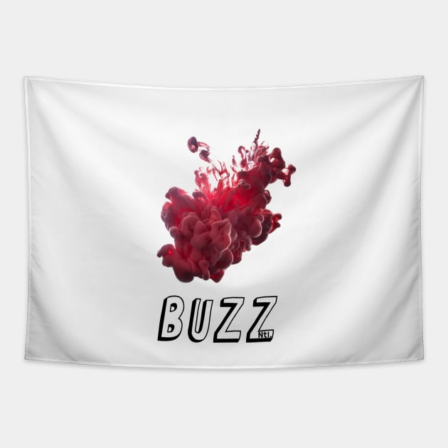 The National - Bloodbuzz Ohio - High Violet - Small Logo Tapestry by TheN