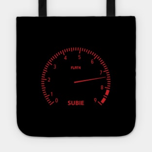 Subaru Impreza WRX STI Tachometer Gauge Design - JDM Car Art Tote