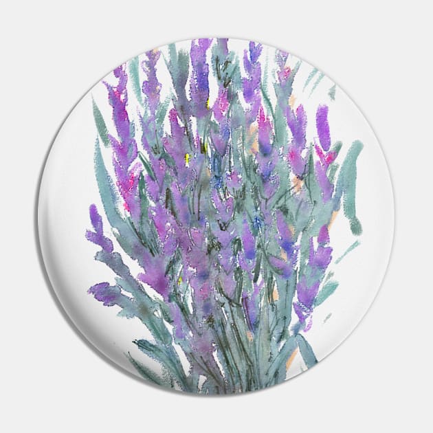 Lavender Pin by ArtKsenia