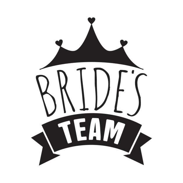 bride's team Shirt by A&P