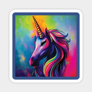 Rainbow Unicorn Magnet