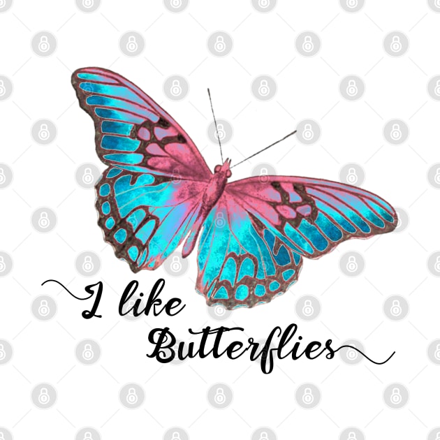 i like butterflies by Bianka