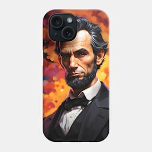 Abe Lincoln (Stylized portrait) Phone Case