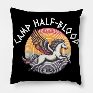 camp half blood - percy jackson - colored Pillow