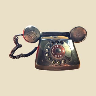 Off hook phone, vintage dial phone T-Shirt