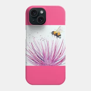 Bumble bee and Pink Flower Phone Case