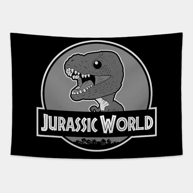 Jurassic World Emblem Tapestry by janlangpoako