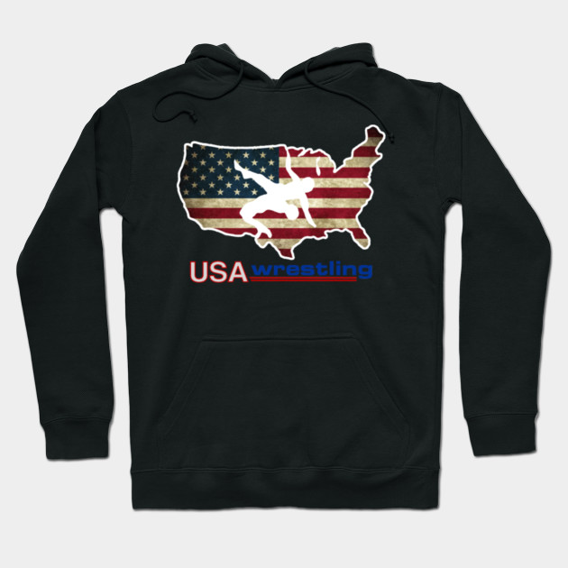 usa wrestling hoodie