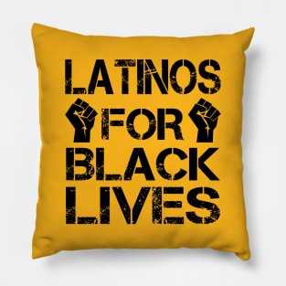 Latinos For Black Lives Pillow